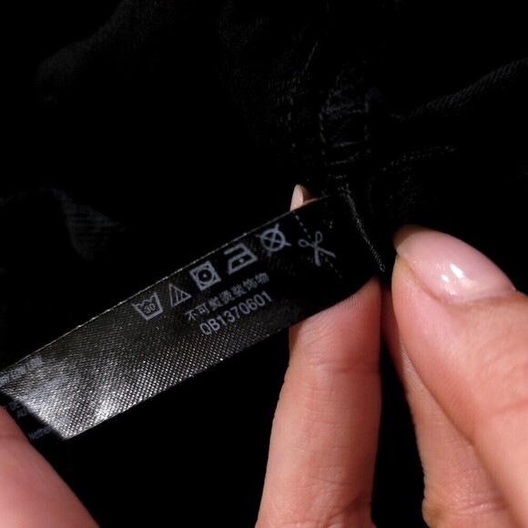 NEW Free People Flipside High Waisted Wide Tapered Quilted Pants in Black Small - Picture 14 of 14